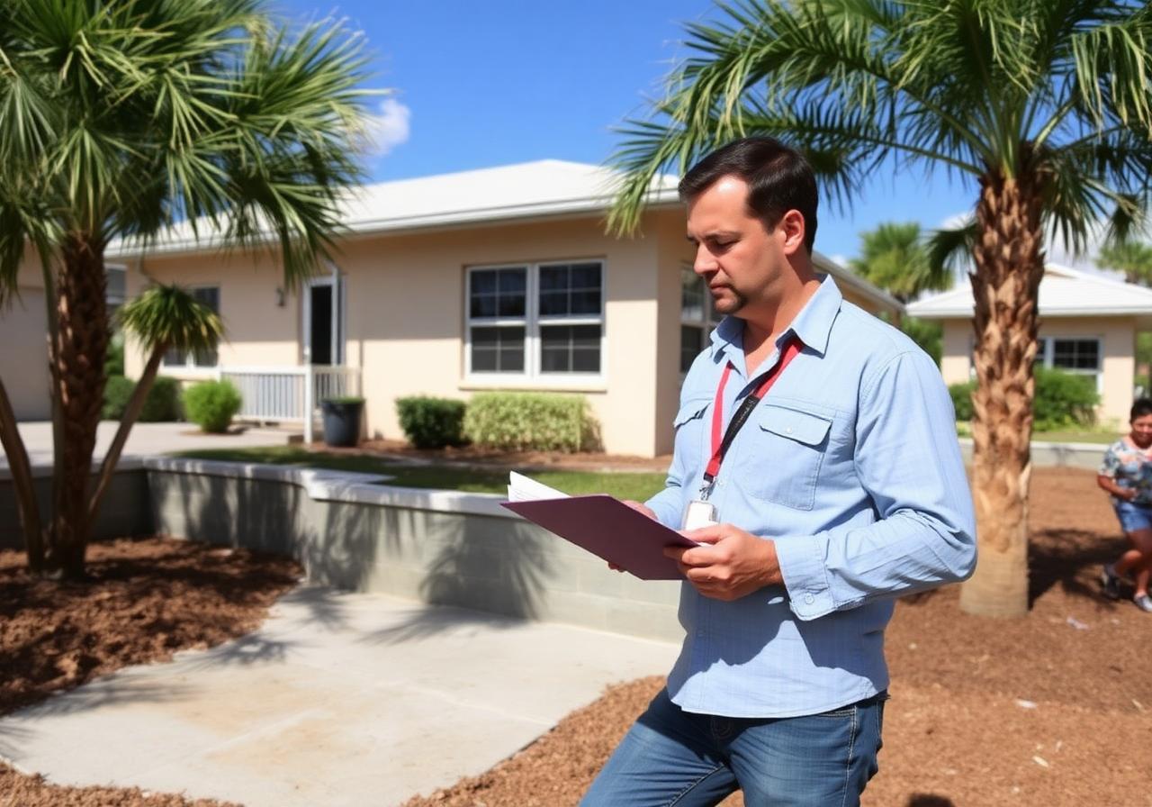 Residential foundation inspection in Florida